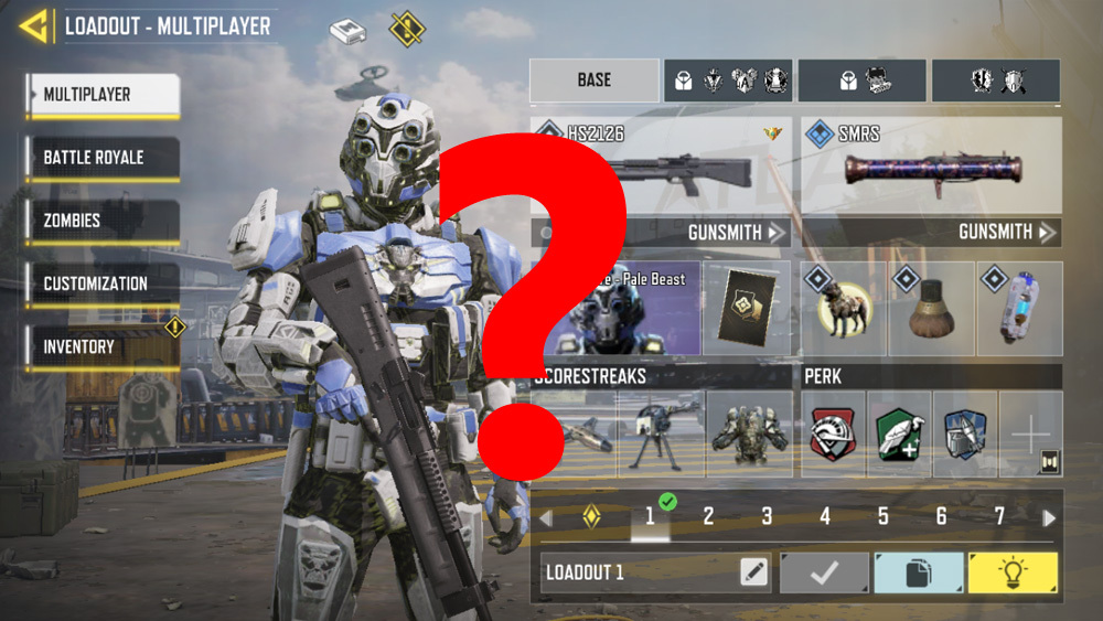 Can't Change Weapon in Multiplayer Loadout in Call of Duty: Mobile