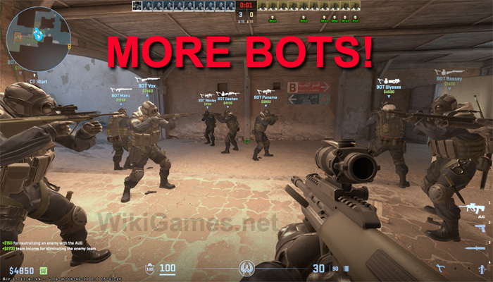 How to add more than 10 Bots in Counter-Strike 2