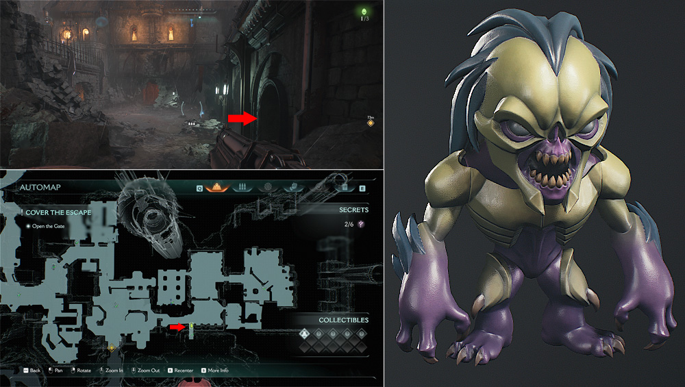 Secret Areas and Toys in Doom: The Dark Ages - Imp