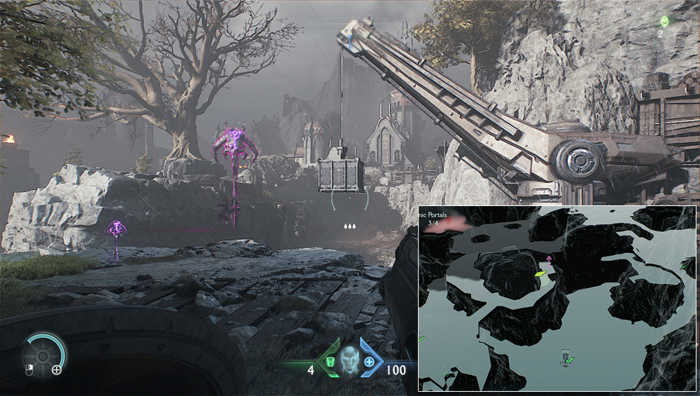 Secret Areas and Toys in Doom: The Dark Ages - Purple Key: Life Sigil