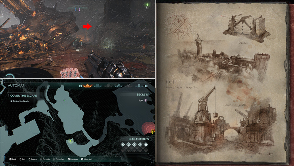 Secret Areas and Toys in Doom: The Dark Ages - Codex: Village of Khalim