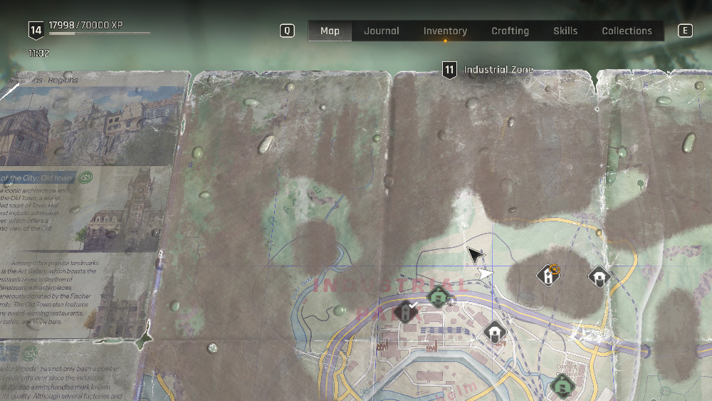 Easter Eggs in Dying Light: The Beast - Map - Raindrops falling on Map