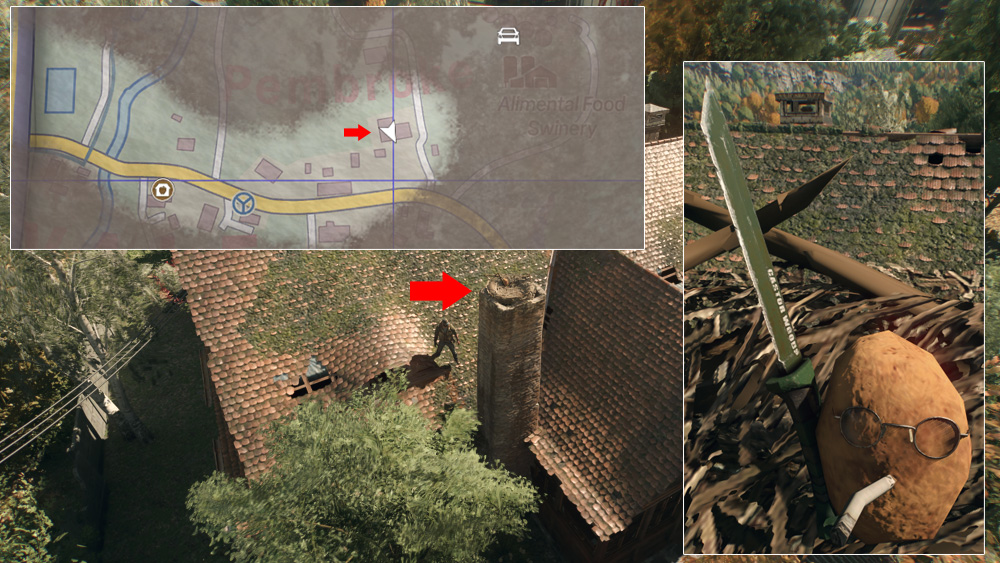 Easter Eggs in Dying Light: The Beast - Gangster Potato - Map