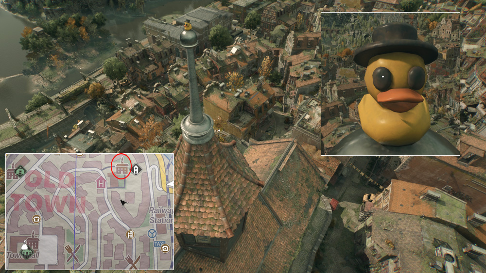 Easter Eggs in Dying Light: The Beast - Yellow Duck with Hat