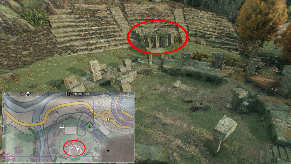 Excalibur and Stones Locations in Dying Light: The Beast - Old Town - Stone Sigil: Sacrifice - Map