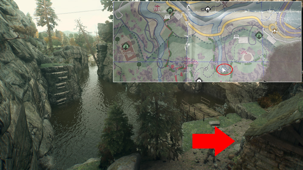 Excalibur and Stones Locations in Dying Light: The Beast - National Park - Stone Sigil: Witch's Mark - Map