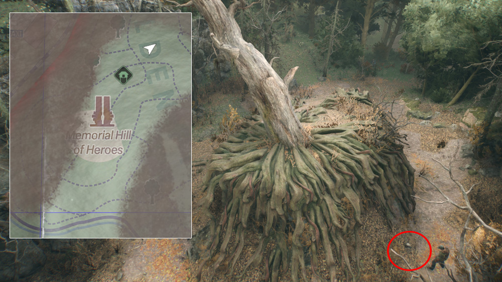 Excalibur and Stones Locations in Dying Light: The Beast - Villa Area - Stone Sigil: Curse - Map