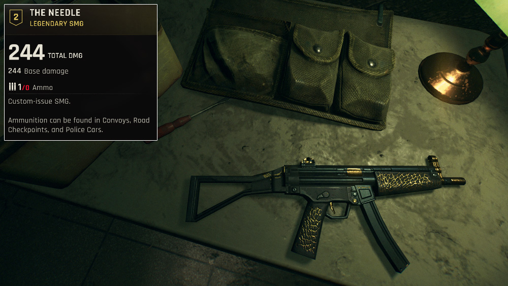 Legendary Guns in Dying Light: The Beast - Legendary SMG: The Needle