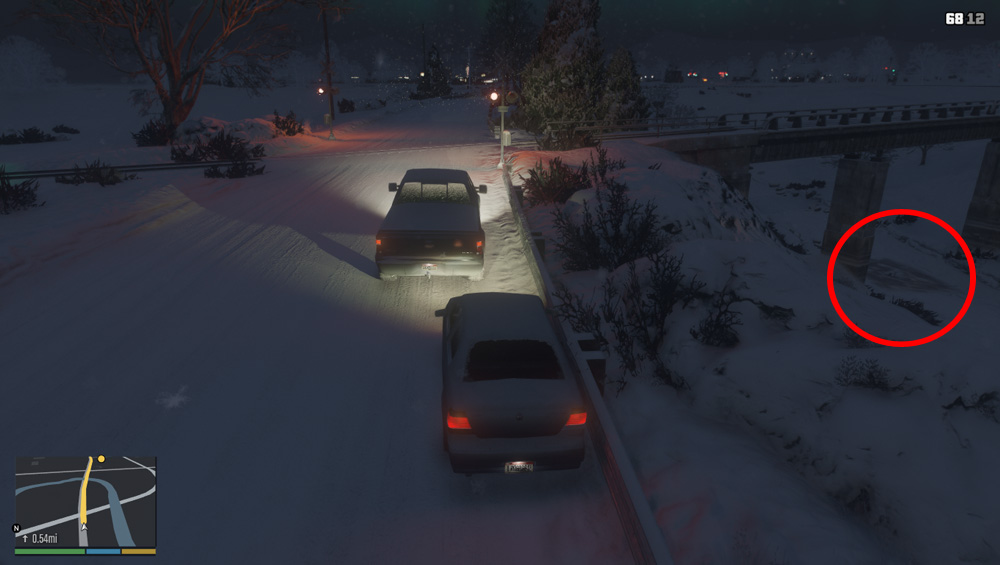 Frozen Alien Location in GTA 5