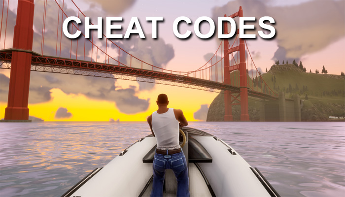 Cheat Codes for Grand Theft Auto: San Andreas