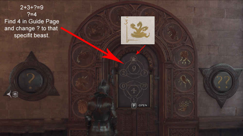 Door Puzzle in Hogwarts Legacy