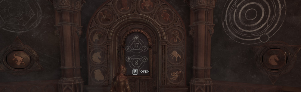 Door Puzzle in Hogwarts Legacy - Library Annex 2
