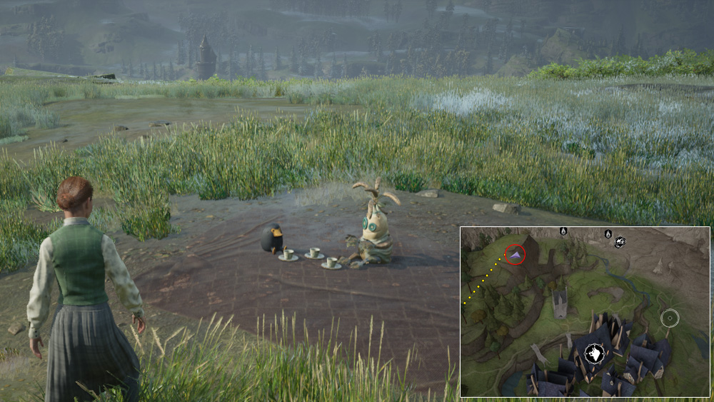 Easter Eggs in Hogwarts Legacy - Teddy (Fantastic Beasts) - Hogsmeade - Map