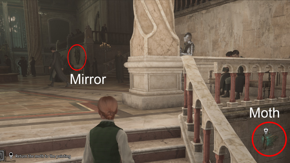 Like a Moth to a Frame in Hogwarts Legacy