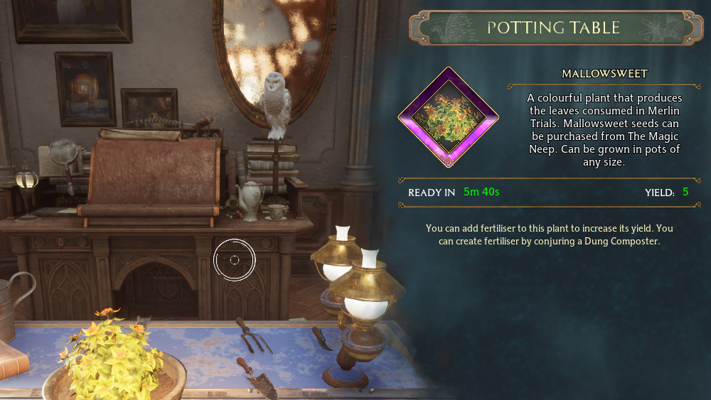 Mallowsweet in Hogwarts Legacy