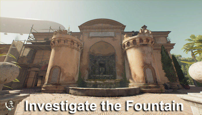 Investigate the Fountain in Indiana Jones and the Great Circle