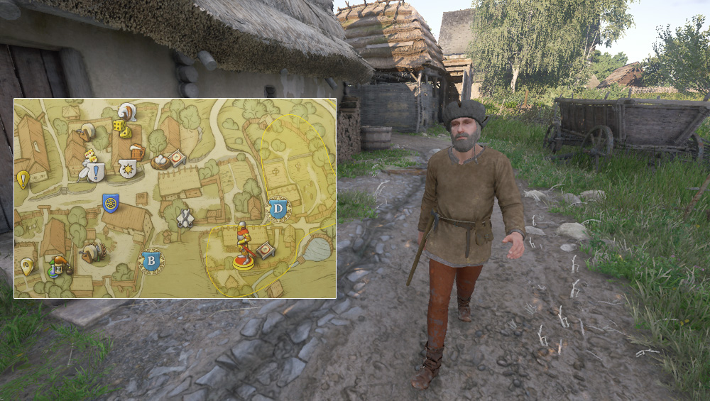 Bad Blood: Find Pavlena in Kingdom Come: Deliverance 2 - Ask the woodcutters about Pavlena - Woodcutter Dushko - Map