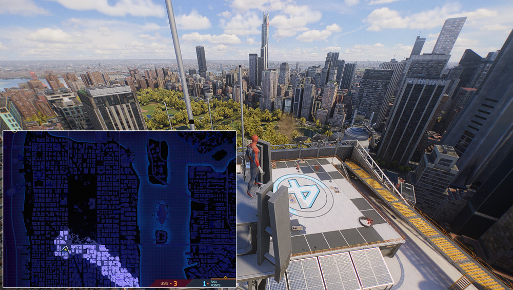 Easter Eggs in Marvel's Spider-Man 2 - Fantastic Four Building