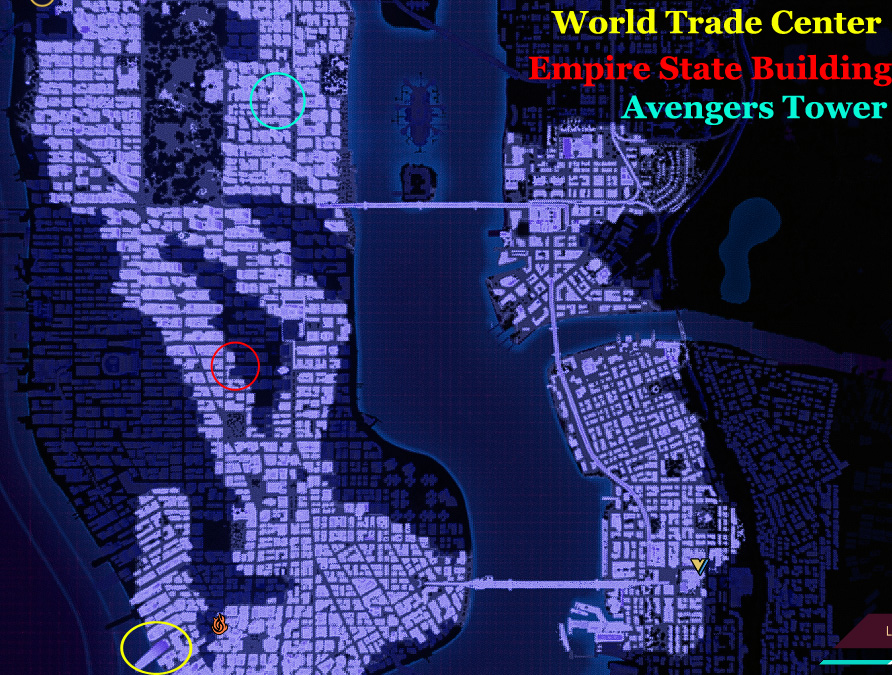 Tallest Buildings in Marvel's Spider-Man 2