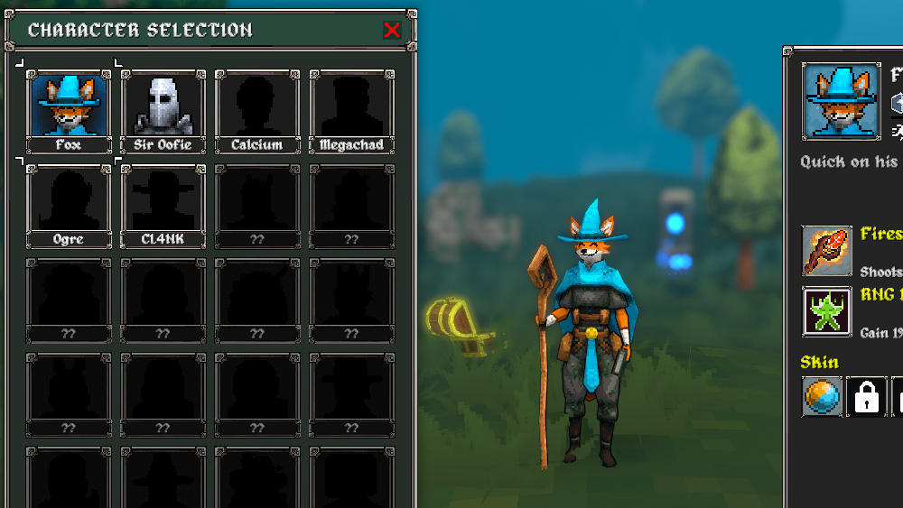 Characters in Megabonk - Fox - Default Fox