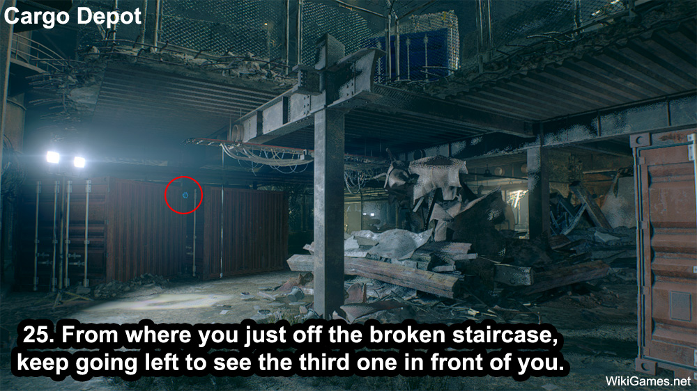 Blue Medallion Locations in Resident Evil 4 Remake - Cargo Depot - 25