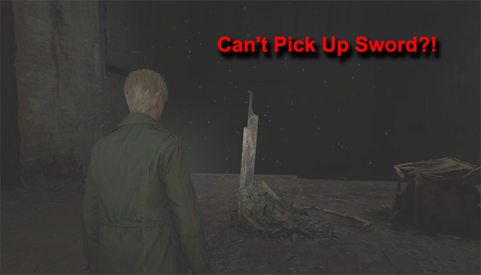 Can't Pick Up Sword in Silent Hill 2 Remake