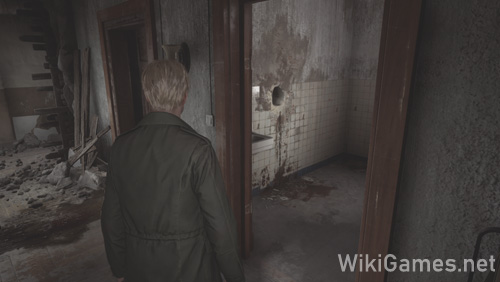 Silent Hill 2 Remake Walkthrough - Hole in Bathroom