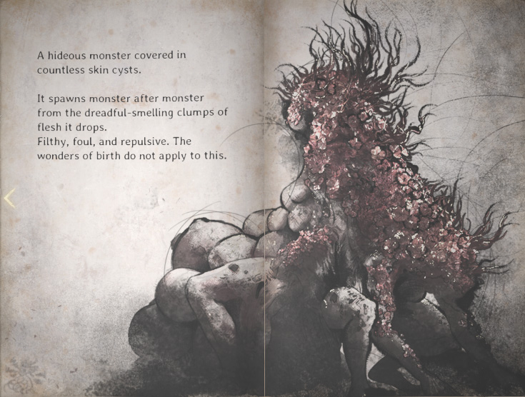 Monsters in Silent Hill f - Fog Town - Birthing Monster - Journal