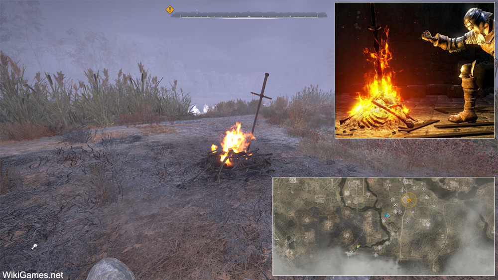 Easter Eggs in S.T.A.L.K.E.R. 2: Heart of Chornobyl - Sword in Bonfire