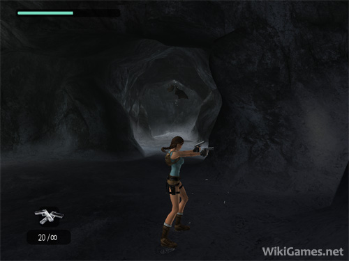 Tomb Raider Anniversary Walkthrough - Peru - Mountain Caves - Bats