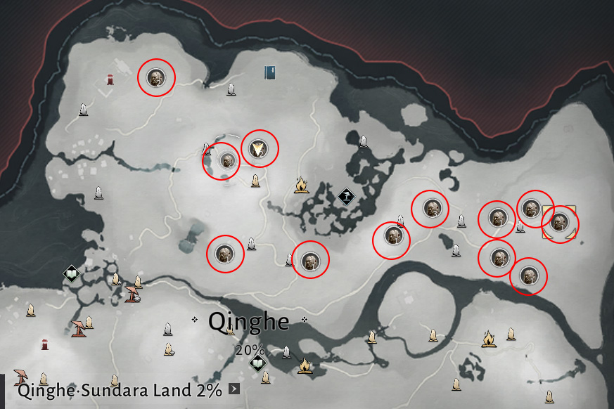 Tiger Bone Liquor in Where Winds Meet - Location of Buddha NPCs - Map