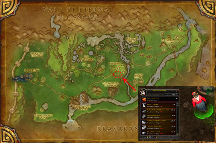 Cooking Guide 1-600 for World of Warcraft: Mists of Pandaria