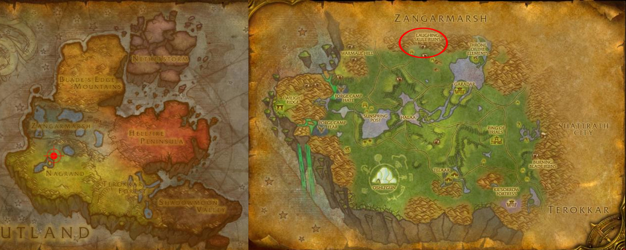 Horde Leveling Guide 1-90 for World of Warcraft: Mists of Pandaria - 64 to 67 - Nagrand