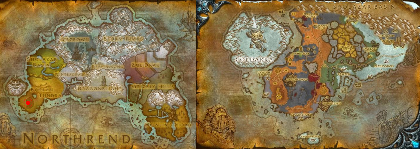 Horde Leveling Guide 1-90 for World of Warcraft: Mists of Pandaria - 67 to 68 - Borean Tundra