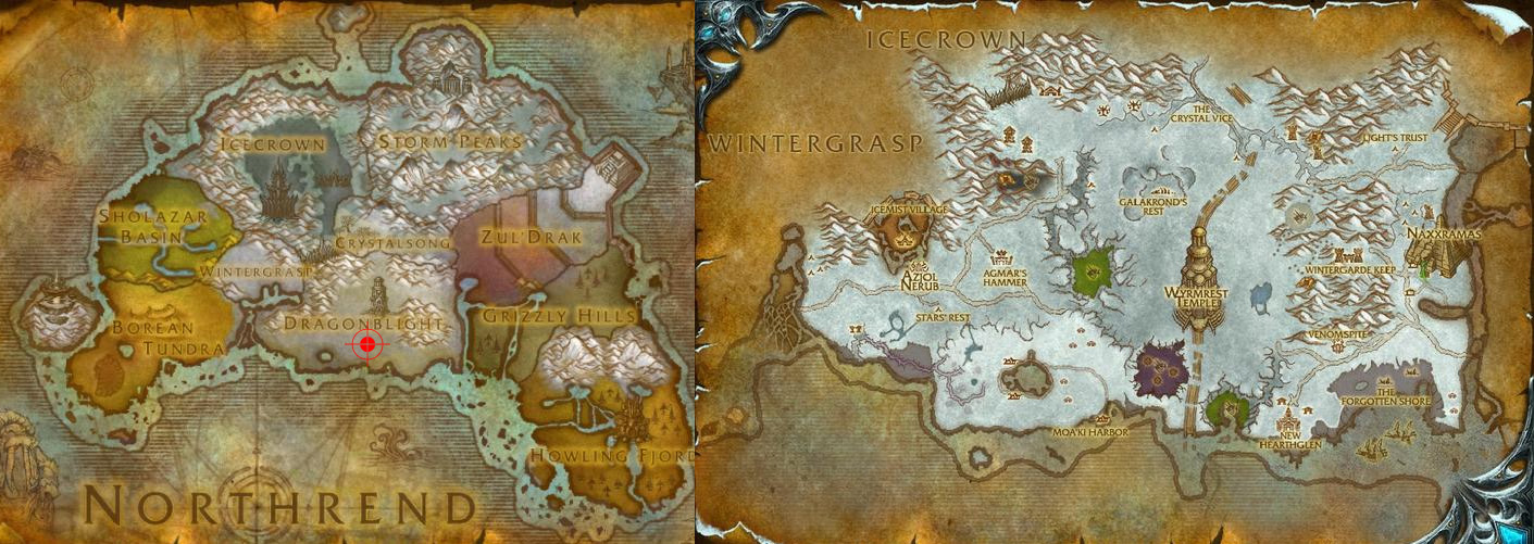 Horde Leveling Guide 1-90 for World of Warcraft: Mists of Pandaria - 71 to 74 - Dragonblight