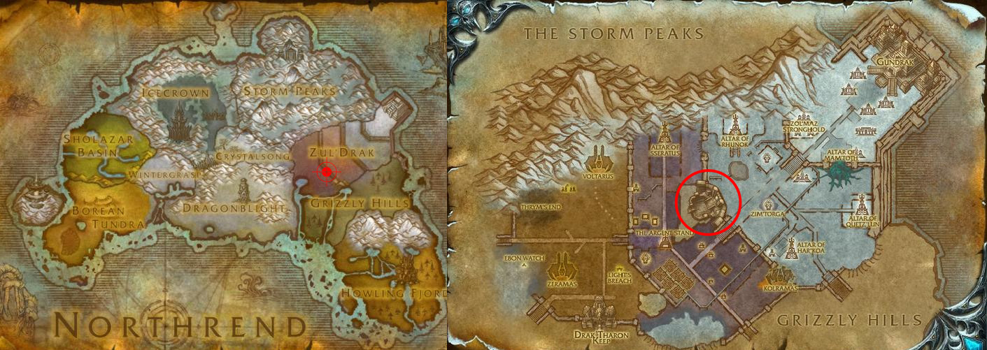 Horde Leveling Guide 1-90 for World of Warcraft: Mists of Pandaria - 74 to 77 - Zul'Drak