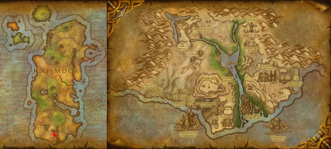 Horde Leveling Guide 1-90 for World of Warcraft: Mists of Pandaria - 83 to 84 - Uldum